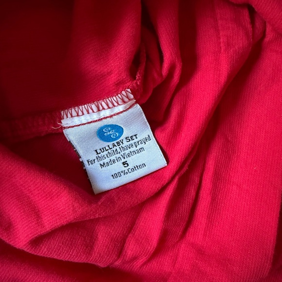 Lullaby Set Red Cord Eloise Dress with Holly Embroidery size 5 - Picture 4 of 4